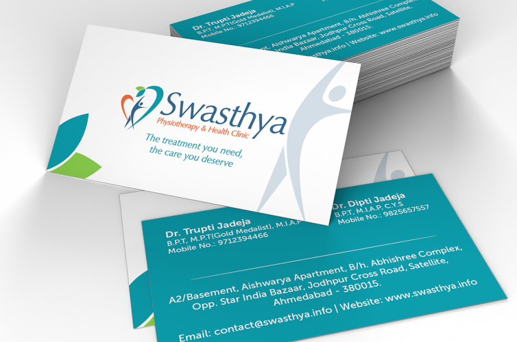Swasthya Visiting Card Design