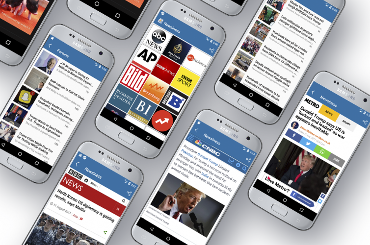 Newsiness Android Application